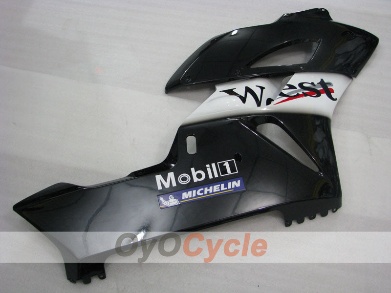 Injection Fairing kit for 04-05 CBR1000RR - White, Black - West #OYO87904970