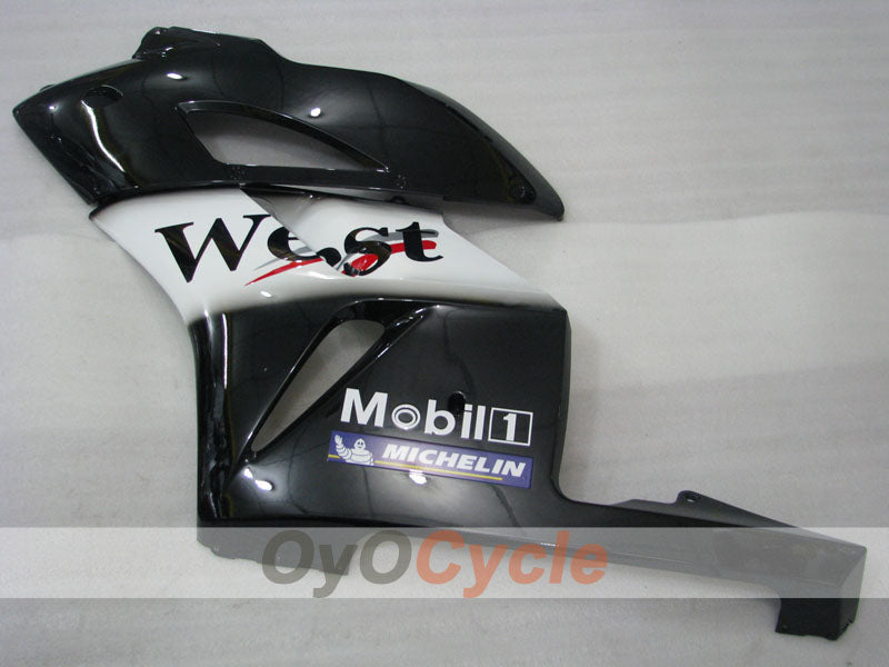 Injection Fairing kit for 04-05 CBR1000RR - White, Black - West #OYO87904970