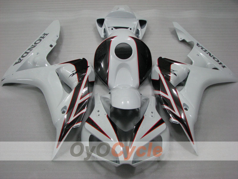 Injection Fairing kit for 06-07 CBR1000RR - White, Black - Factory Style #OYO87904973 Secondary image