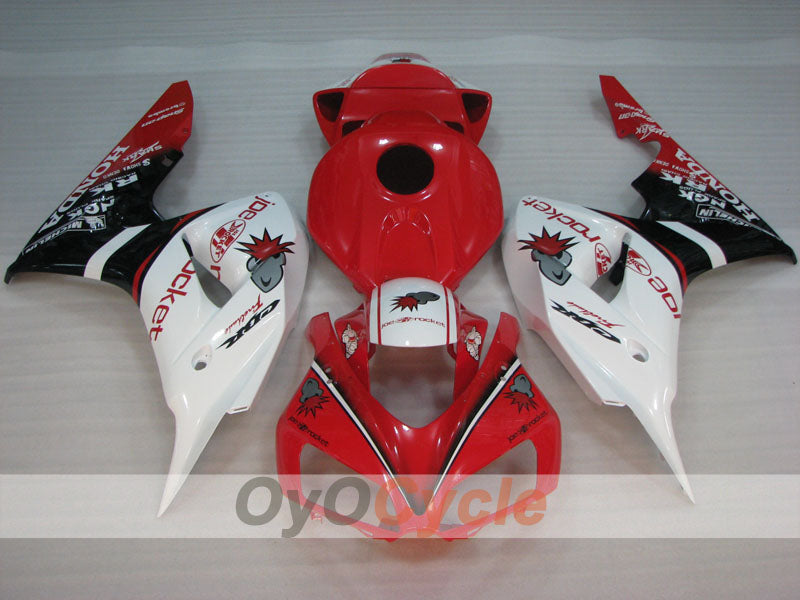 Injection Fairing kit for 06-07 CBR1000RR - Red, White - HRC #OYO87904983