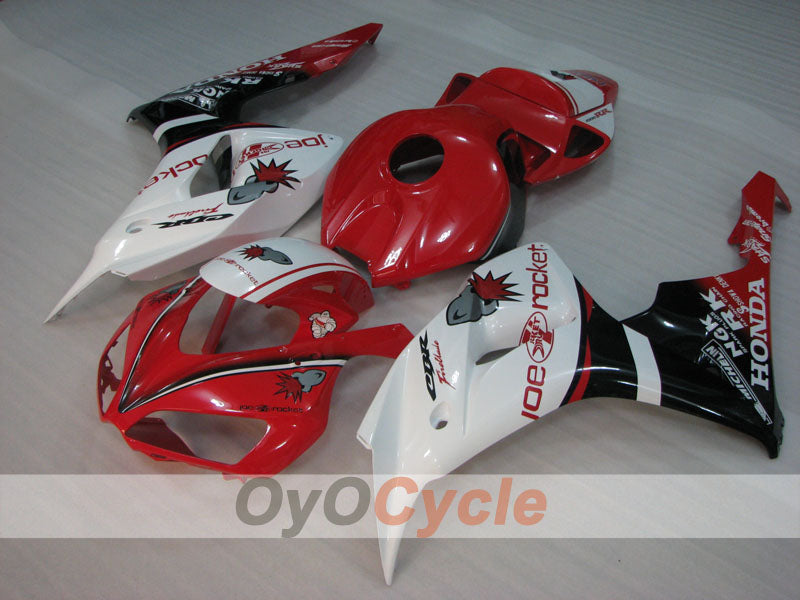 Injection Fairing kit for 06-07 CBR1000RR - Red, White - HRC #OYO87904983 Secondary image
