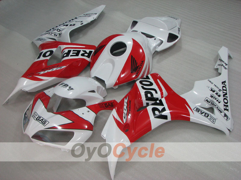 Injection Fairing kit for 06-07 CBR1000RR - Red, White - Repsol #OYO87904984 Secondary image