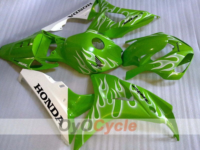 Injection Fairing kit for 06-07 CBR1000RR - Green - Flame #OYO87904985 Secondary image
