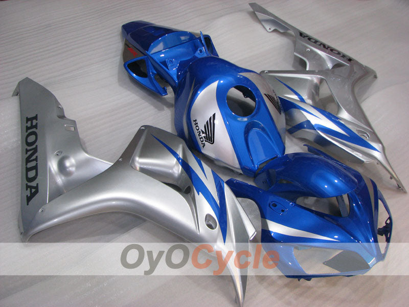 Injection Fairing kit for 06-07 CBR1000RR - Blue, Silver - Factory Style #OYO87904986 Main image