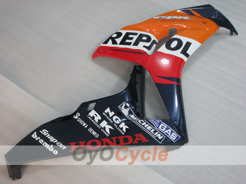 Injection Fairing kit for 06-07 CBR1000RR - Orange, Black - Repsol #OYO87904988