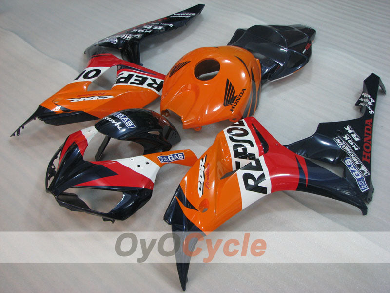Injection Fairing kit for 06-07 CBR1000RR - Orange, Black - Repsol #OYO87904988 Secondary image