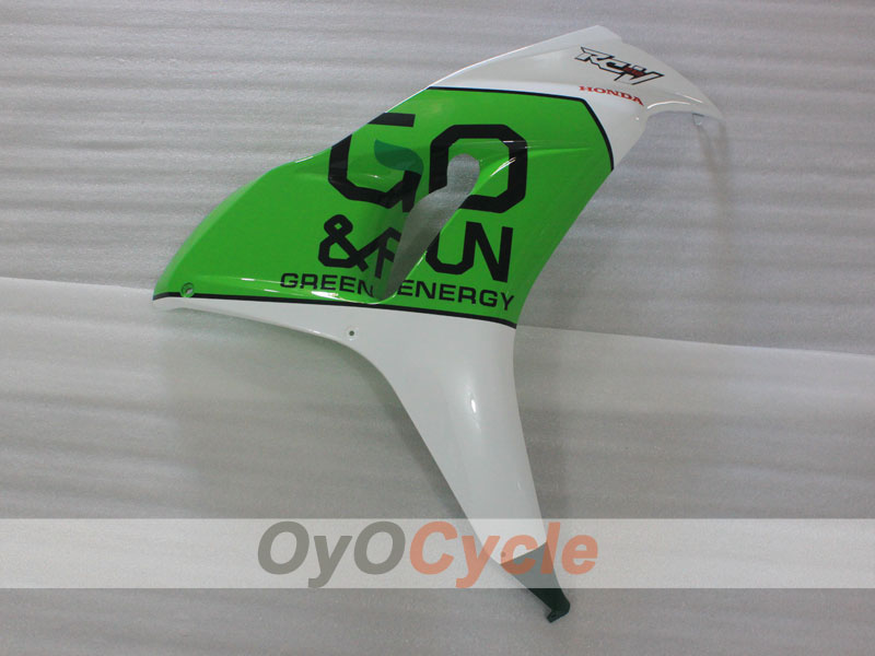 Injection Fairing kit for 06-07 CBR1000RR - Green, White - GO&FUN #OYO87904989