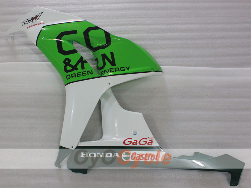 Injection Fairing kit for 06-07 CBR1000RR - Green, White - GO&FUN #OYO87904989