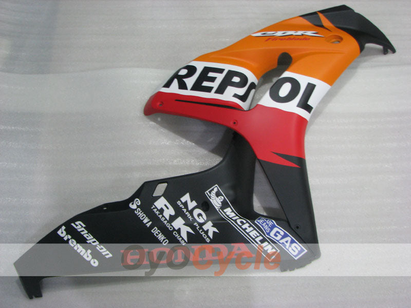 Injection Fairing kit for 06-07 CBR1000RR - Orange, Black - Repsol #OYO87904991