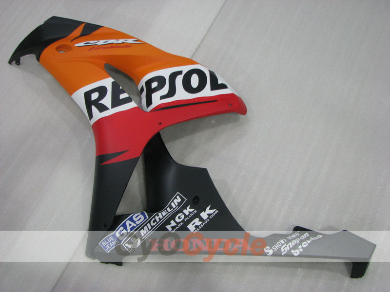 Injection Fairing kit for 06-07 CBR1000RR - Orange, Black - Repsol #OYO87904991
