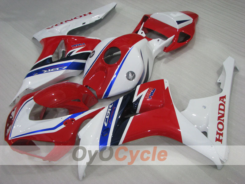 Injection Fairing kit for 06-07 CBR1000RR - Orange, White - HRC #OYO87904992