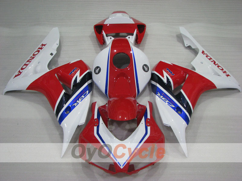 Injection Fairing kit for 06-07 CBR1000RR - Orange, White - HRC #OYO87904992