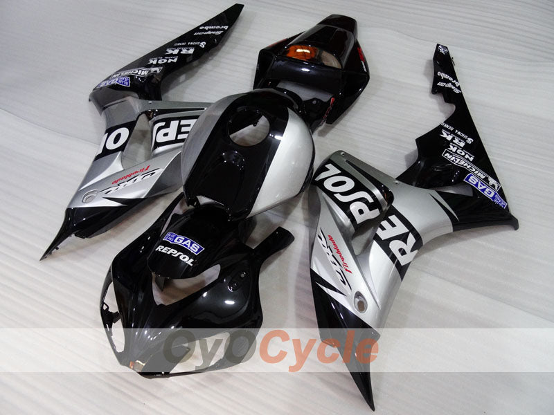 Injection Fairing kit for 06-07 CBR1000RR - Black, Grey - Repsol #OYO87904993