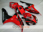 Injection Fairing kit for 06-07 CBR1000RR - Red, Black - Factory Style #OYO87905001