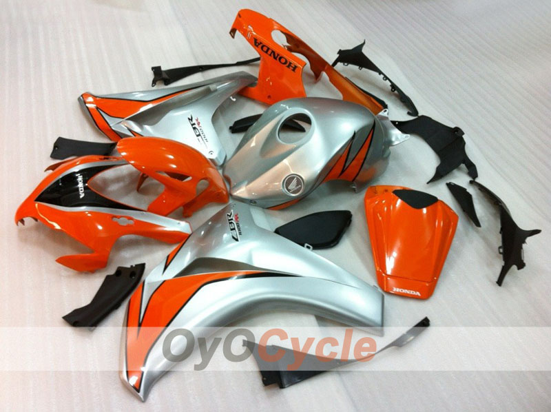 Injection Fairing kit for 08-11 CBR1000RR - Red, Silver - Factory Style #OYO87905007 Main image