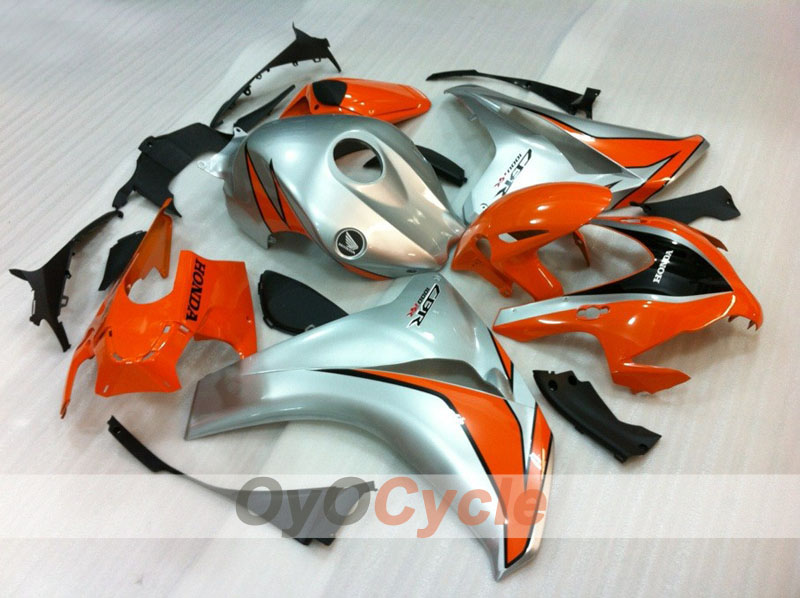 Injection Fairing kit for 08-11 CBR1000RR - Red, Silver - Factory Style #OYO87905007