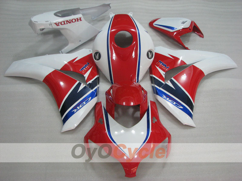 Injection Fairing kit for 08-11 CBR1000RR - Red, White - HRC #OYO87905009