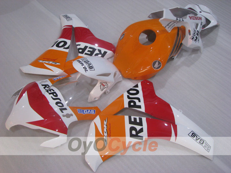 Injection Fairing kit for 08-11 CBR1000RR - Red, Orange, White - Repsol #OYO87905011