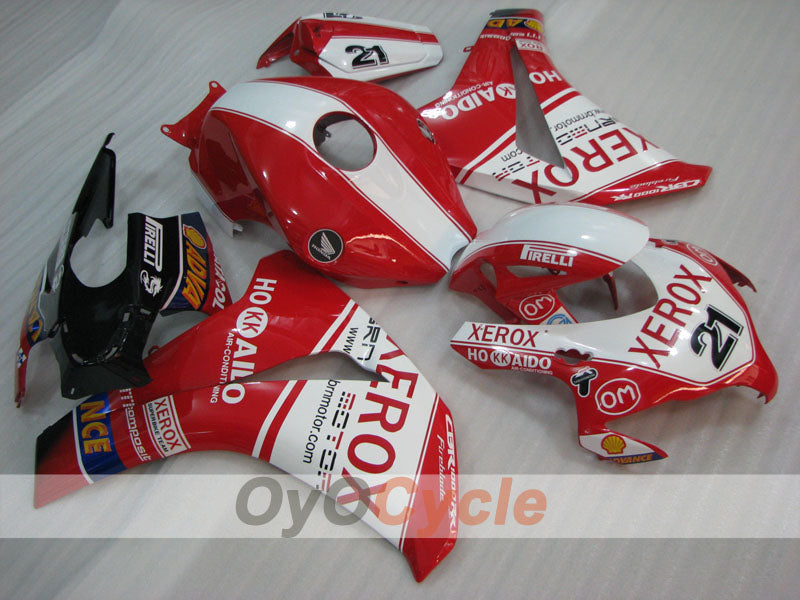 Injection Fairing kit for 08-11 CBR1000RR - Red, White - Xerox #OYO87905012