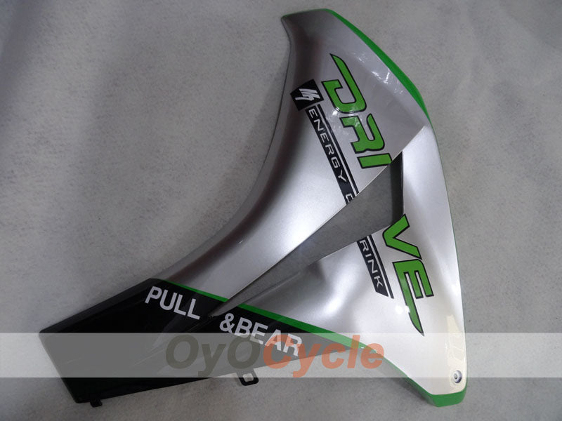 Injection Fairing kit for 08-11 CBR1000RR - Green, Silver - DRIVE #OYO87905016