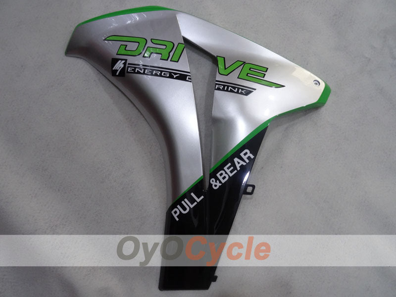 Injection Fairing kit for 08-11 CBR1000RR - Green, Silver - DRIVE #OYO87905016
