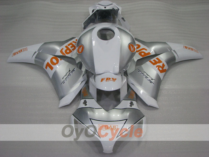 Injection Fairing kit for 08-11 CBR1000RR - White, Silver - Repsol #OYO87905020 Secondary image