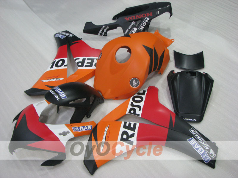 Injection Fairing kit for 08-11 CBR1000RR - Red, Orange, Black - Repsol #OYO87905021
