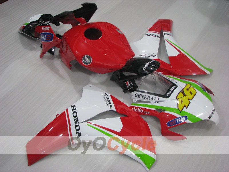 Injection Fairing kit for 08-11 CBR1000RR - Red, White - Customize #OYO87905022