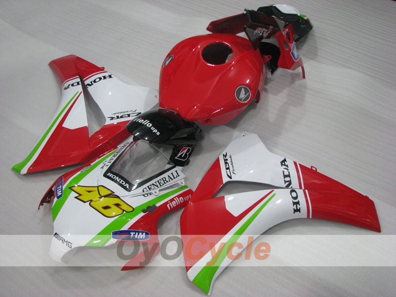 Injection Fairing kit for 08-11 CBR1000RR - Red, White - Customize #OYO87905022 Main image