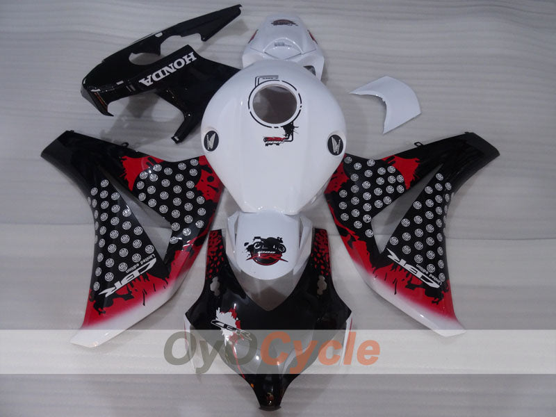 Injection Fairing kit for 08-11 CBR1000RR - White, Black - Customize #OYO87905023 Main image