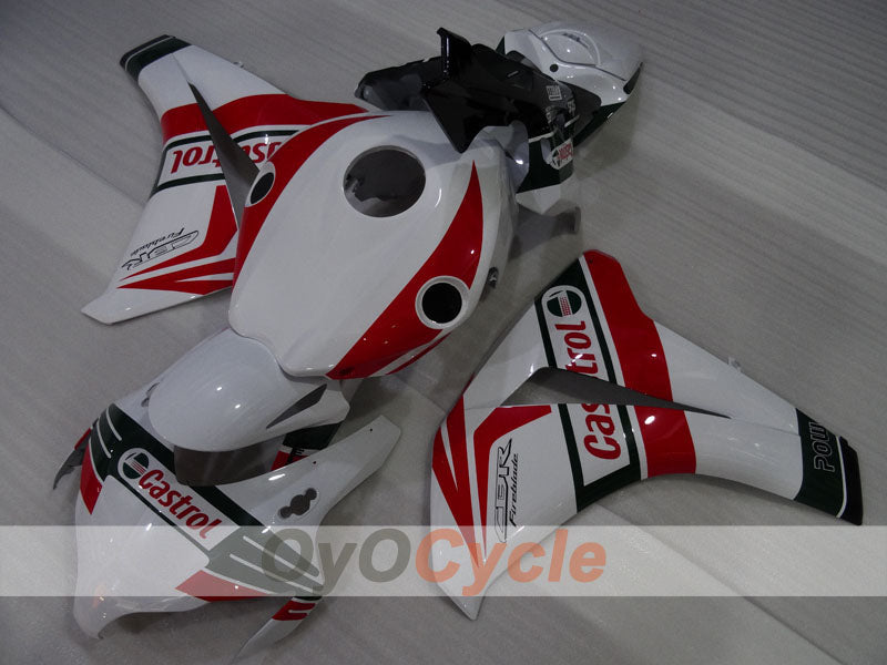 Injection Fairing kit for 08-11 CBR1000RR - Red, White - Castrol #OYO87905025 Secondary image