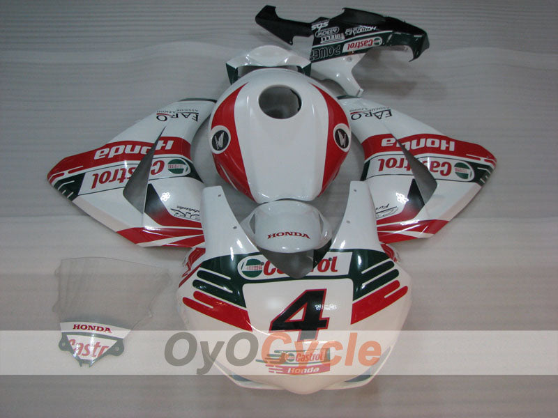 Injection Fairing kit for 08-11 CBR1000RR - Red, White - Castrol #OYO87905026 Main image