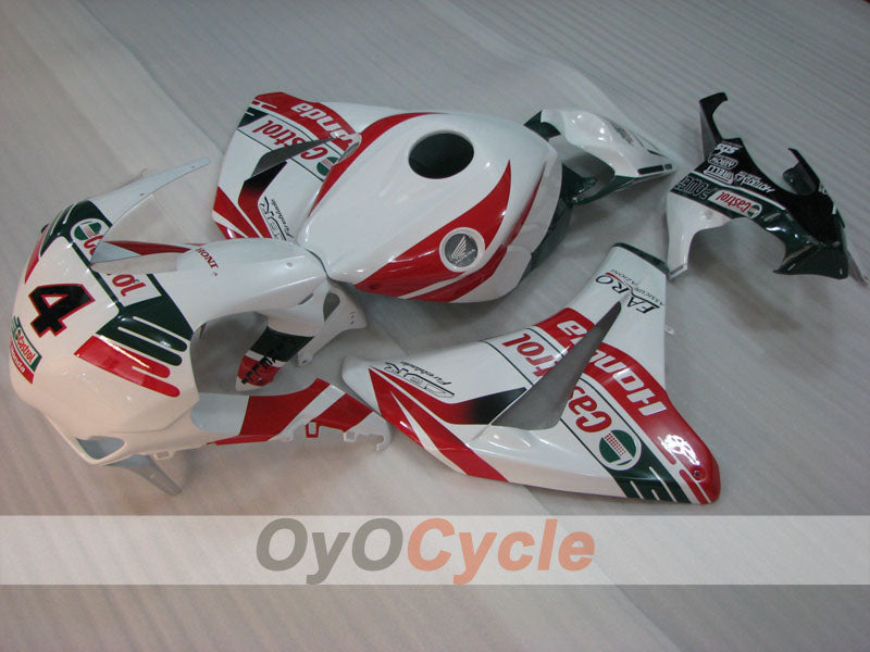 Injection Fairing kit for 08-11 CBR1000RR - Red, White - Castrol #OYO87905026