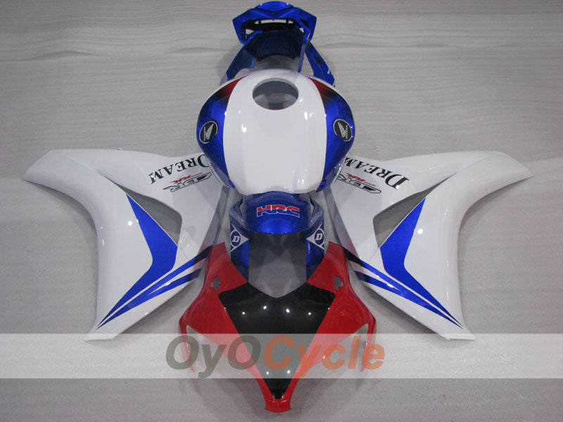 Injection Fairing kit for 08-11 CBR1000RR - Red, White - Dream #OYO87905027