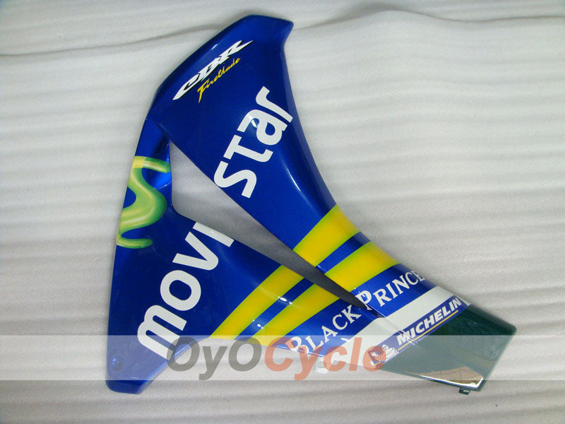 Injection Fairing kit for 08-11 CBR1000RR - Yellow, Blue - Movistar #OYO87905030