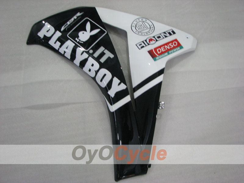 Injection Fairing kit for 08-11 CBR1000RR - White, Black - PlayBoy #OYO87905032