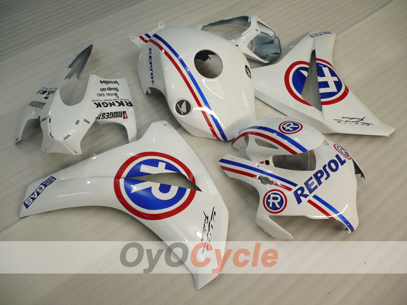 Injection Fairing kit for 08-11 CBR1000RR - Blue, White - RK #OYO87905033