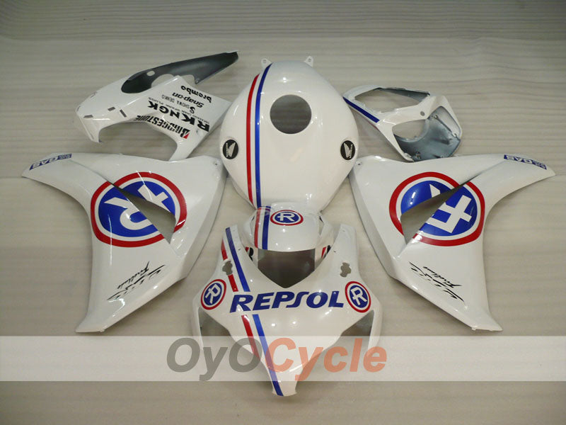 Injection Fairing kit for 08-11 CBR1000RR - Blue, White - RK #OYO87905033
