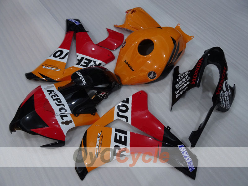 Injection Fairing kit for 08-11 CBR1000RR - Orange, Black - Repsol #OYO87905034 Main image