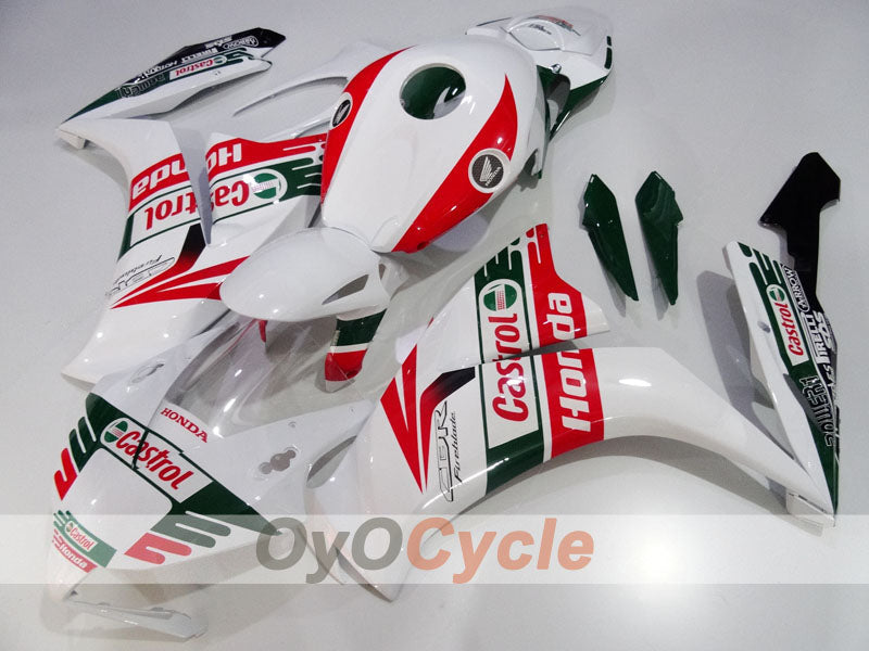 Injection Fairing kit for 12-16 CBR1000RR - Red, White - Castrol #OYO87905038
