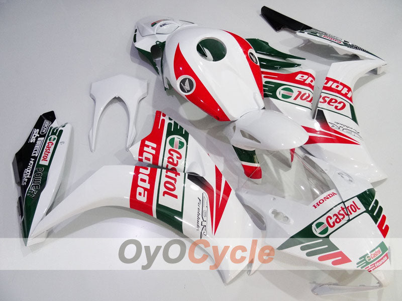 Injection Fairing kit for 12-16 CBR1000RR - Red, White - Castrol #OYO87905038