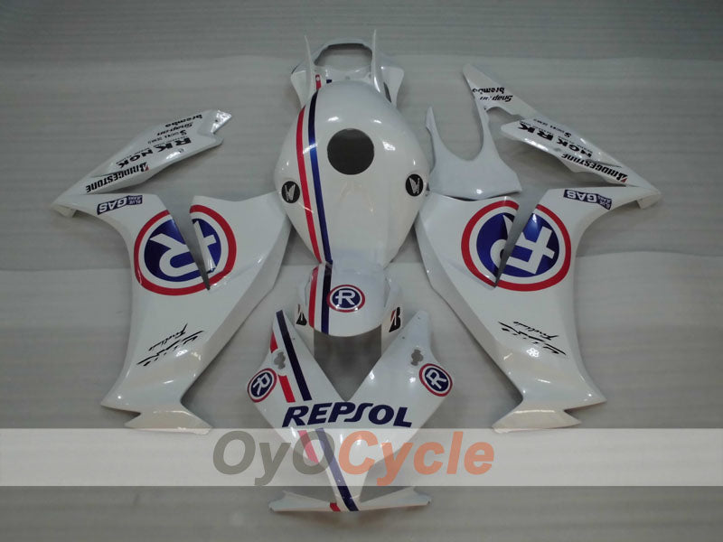Injection Fairing kit for 12-16 CBR1000RR - Red, White - RK #OYO87905039