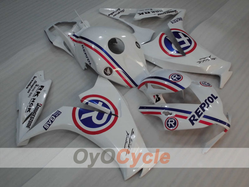 Injection Fairing kit for 12-16 CBR1000RR - Red, White - RK #OYO87905039 Main image