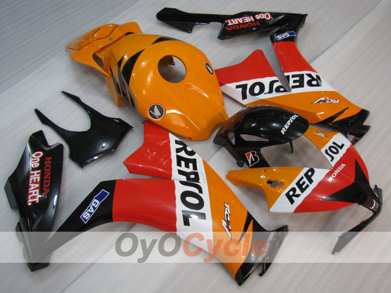 Injection Fairing kit for 12-16 CBR1000RR - Orange, Black - Repsol #OYO87905040