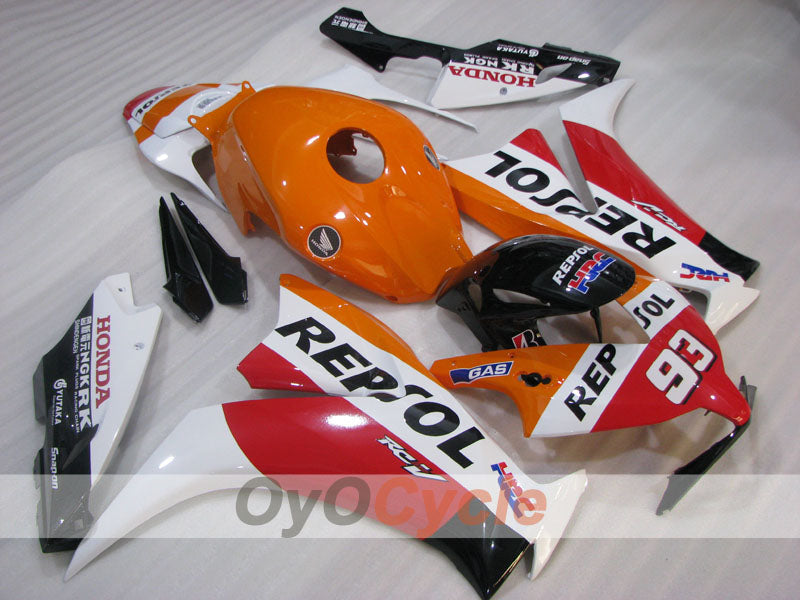 Injection Fairing kit for 12-16 CBR1000RR - Orange, White - Repsol #OYO87905042 Secondary image