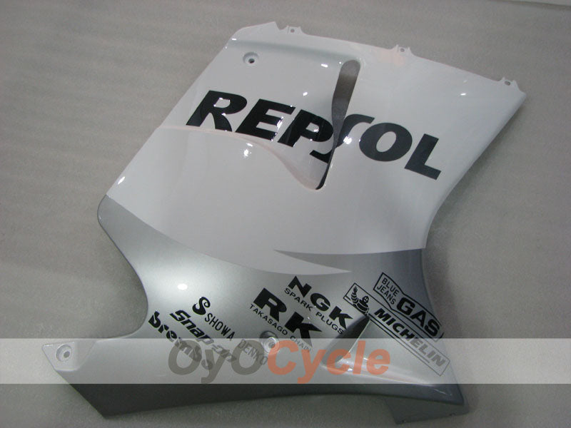 Injection Fairing kit for 96-07 CBR1100XX - White, Silver - Repsol #OYO87905043