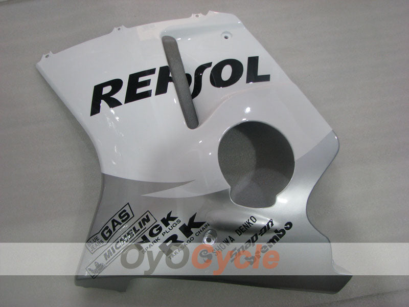 Injection Fairing kit for 96-07 CBR1100XX - White, Silver - Repsol #OYO87905043