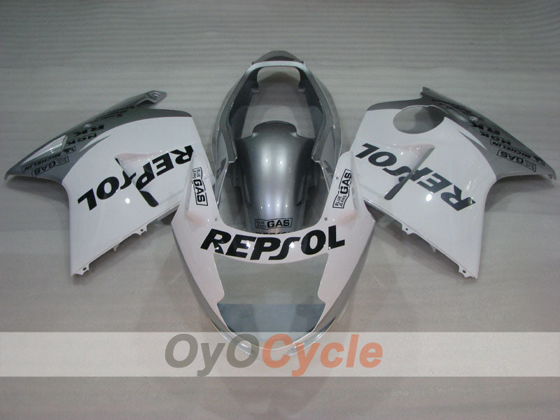 Injection Fairing kit for 96-07 CBR1100XX - White, Silver - Repsol #OYO87905043 Secondary image