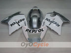Injection Fairing kit for 96-07 CBR1100XX - White, Silver - Repsol #OYO87905043