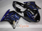 Injection Fairing kit for 96-07 CBR1100XX - Blue, Black - Flame #OYO87905045